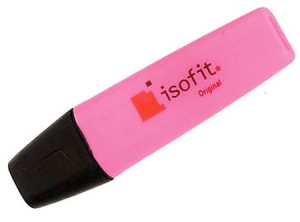  DESTACADOR ISOFIT ROSADO 