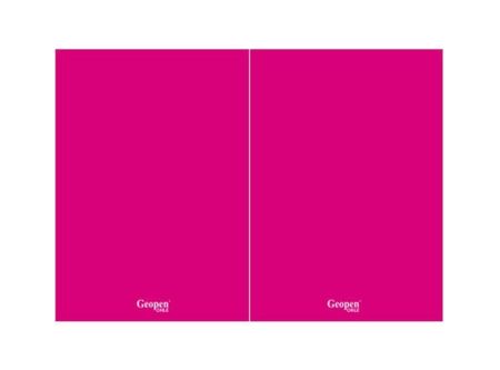  CARPETA PLASTIFICADA GEOPEN FUCSIA REV/BLAN 