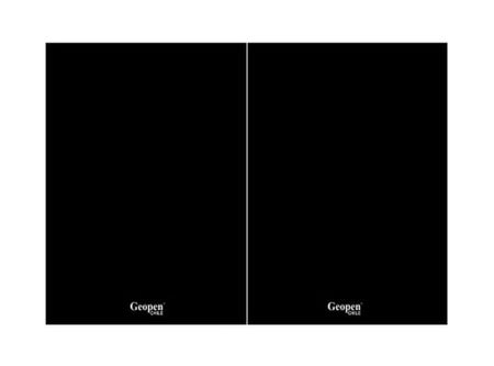  CARPETA PLASTIFICADA GEOPEN NEGRA REV/BLAN 