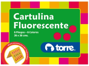  CARPETA ESCOLAR C.FLUORECENTE 6 COL.TORRE 