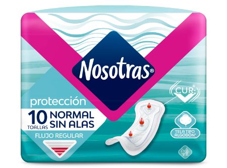  TOALLA HIG. NOSOTRAS NORMAL S/ALAS 10 UN 