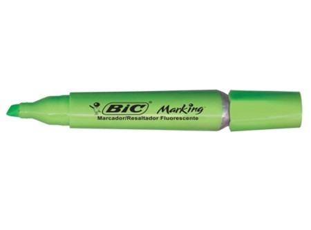  DESTACADOR BIC VERDE MARKING 14-5 MM 