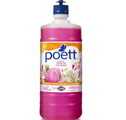  LIMPIADOR PISO 485 ML POETT FLORES PRIMAVERA 