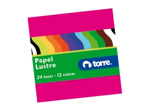 PAPEL LUSTRE FAJO 10 X 10 TORRE 