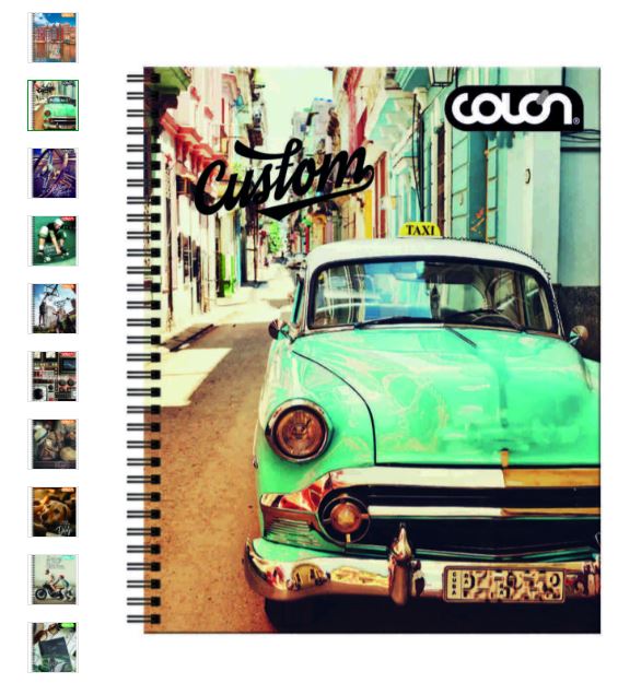  CUADERNO UNIV. E/D 100 HJ M7 LITO COLON 