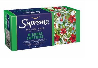  TE HIERBAS SUPREMO X 100 BOLSITAS SURTIDAS 