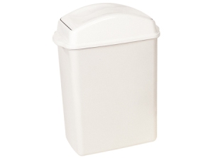  BASURERO C.TAPA 20.5 LT VAIVEN SAN REMO BEIGE BANO 