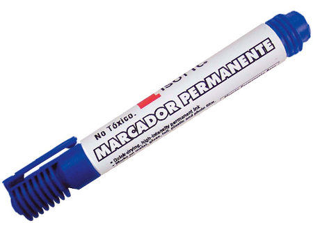  MARCADOR PERMAN.ISOFIT P.REDONDA AZUL 