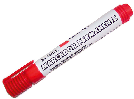  MARCADOR PERMAN.ISOFTI P.REDONDA ROJO 