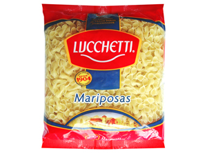  PASTA FIDEO  250 GR MARIPOSAS LUCHETTI 