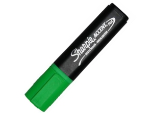  DESTACADOR SHARPIE ACCENT TANK VERDE 