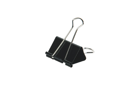  DOBLE CLIPS NEGROS 1/2 15MM X 12 UN ADIX 