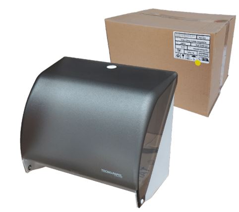  DISPENSADOR TOALLA INTERFOLIADA TECNOPAPEL GRIS/BL 