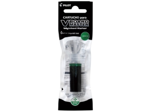  TINTA CARTUCHO PLUMON PIZARRA V-BOARD PILOT VERDE 