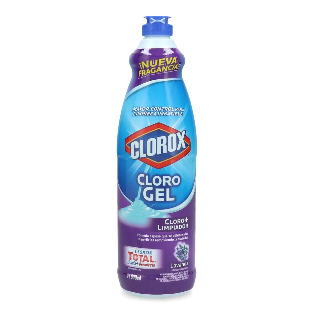  CLORO GEL 900 ML CLOROX LAVANDA 