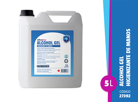  ALCOHOL GEL 5 LT DIFEM CARE 70% HYDROSEPT 