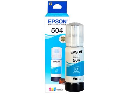 BOTELLA EPSON T504220 CYAN L4150/L4160/L6191 70ML 