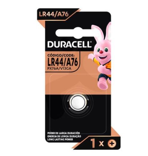  PILA ALCALINA LR44/76 X 1 UN. DURACELL 