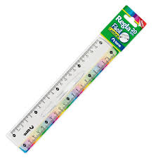  REGLA PLASTICA 20 CM. TORRE CON MANILLA BLISTER 