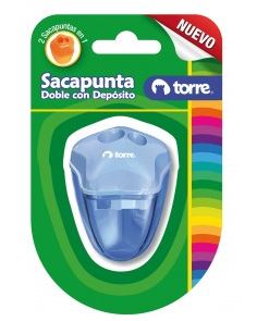 SACAPUNTAS DOBLE C/DEP ESTRELLA BLISTER TORRE 