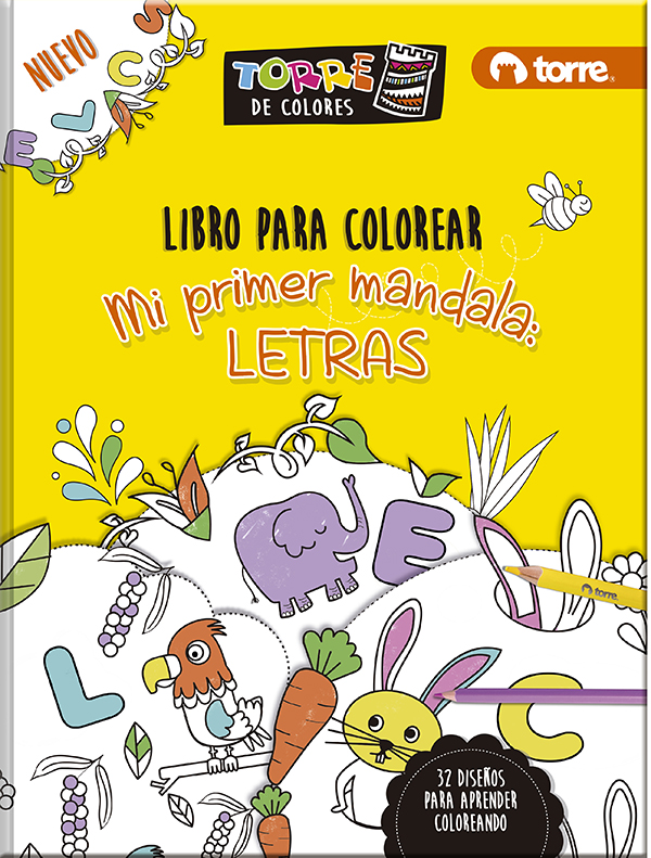  LIBRO COLOREAR 31 HJ TORRE LETRAS 