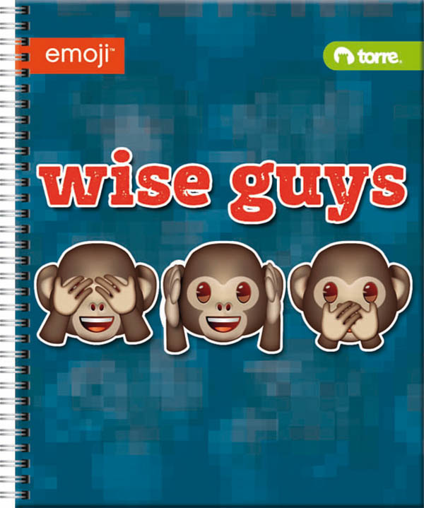  CUADERNO UNIV. E/D 100 HJ CLASSICO EMOJI 7MM TORRE 