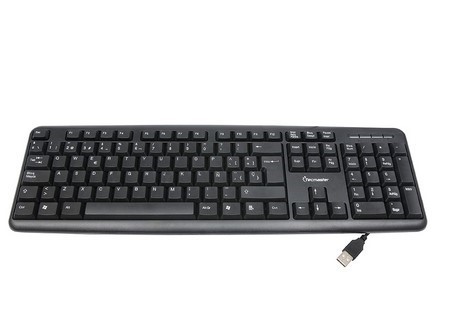  TECLADO TECMASTER USB NEGRO ESPAOL TM-100509 