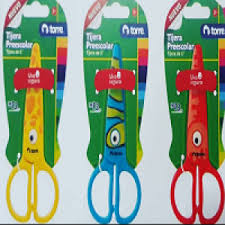  TIJERA PREESCOLAR 5 CM C/DISEO TORRE 