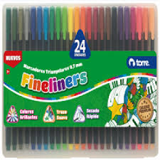  BOLIGRAFO FINELINER 24 COLORES SET TORRE 