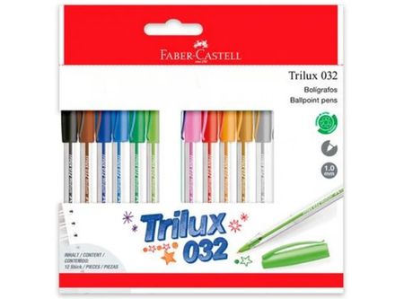  LAPIZ PASTA COLOR SURT X 12 UND TRILUX 032 PTA MED 