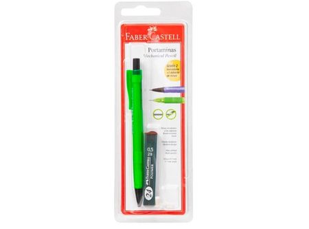 PORTAMINA 0.5MM FABER BL COLOR SURT TRI CLICK 