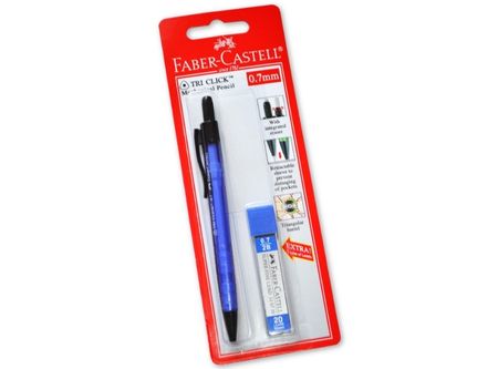  PORTAMINA 0.7MM FABER BL COLOR SURT TRI CLICK 