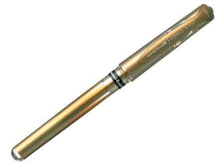  BOLIGRAFO GEL 0.7 UNIBALL ROLLER UM- 153 DORADO 