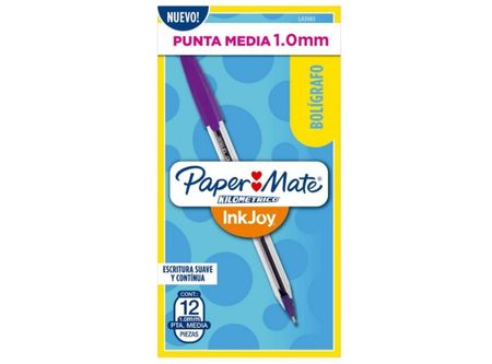  LAPIZ PASTA P.MED KILOMETRICO MORADO X 12 UND INKJ 