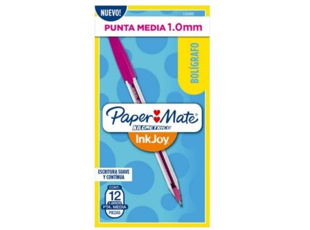  LAPIZ PASTA P.MED KILOMETRICO ROSADO X 12 UND INKJ 