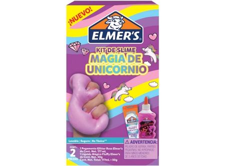  KIT SLIME ELMERS 2 PZAS MAGIA DE UNICORNIO** 