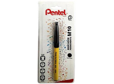  MARCADOR MULTIUSO NEGRO PENTEL M-10 BLISTER 