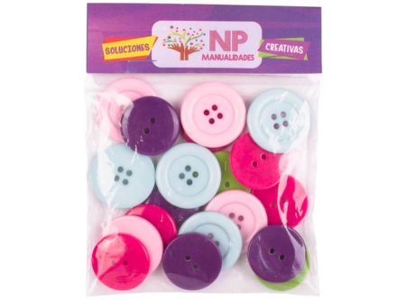  SET DE BOTONES ESCOLARES SURT 25 UND MANUALIDAD 