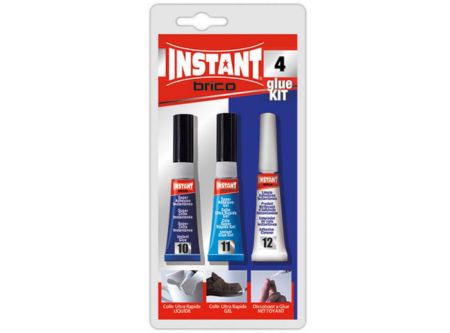  ADHESIVO INSTANTANEO 3 GR KIT X 3 UND INSTANT** 