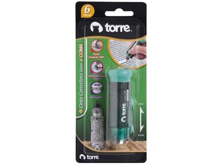  CORRECTOR CINTA TORRE + GOMA DE BORRAR BL. 