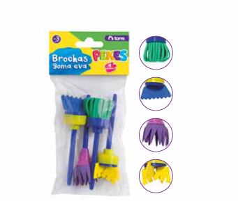  TORRE IDEAS BROCHA GOMA EVA PEKES SET TORRE 