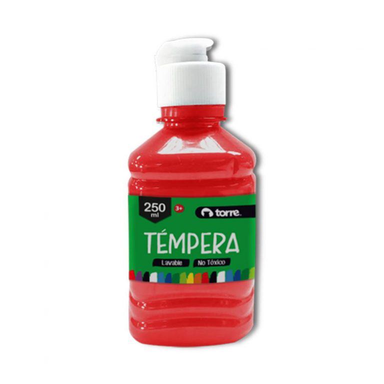 TEMPERA 250 CC. TORRE ROJO 