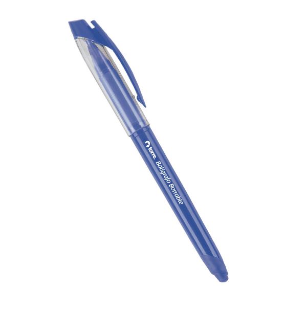  BOLIGRAFO GEL BORRABLE AZUL TORRE 