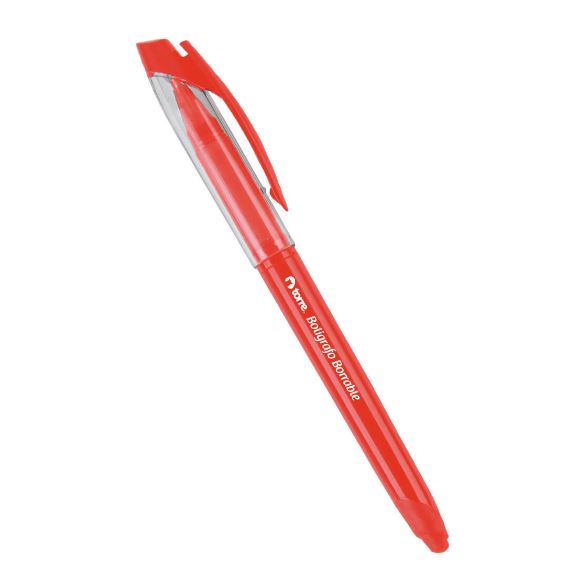  BOLIGRAFO GEL BORRABLE ROJO TORRE 
