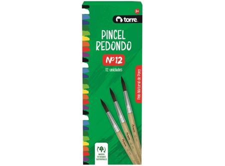  PINCEL PELO CAMELLO N/02 DP X 12 UND TORRE 