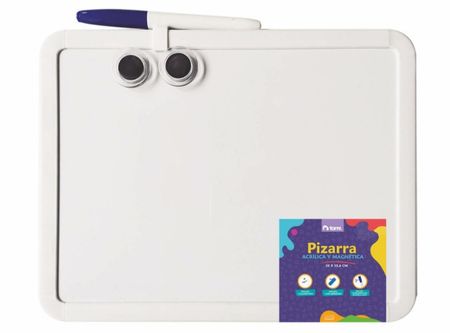  PIZARRA MAGNETICA 28 X 35.6 CM TORRE + PLUMON 