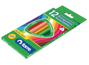  LAPIZ ACUARELA 12 UN. TRIANGULAR 