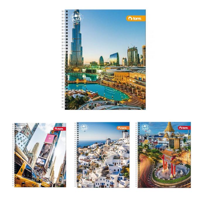  CUADERNO UNIV. E/D 100 HJ M7 TORRE CLASICO CIUDAD 