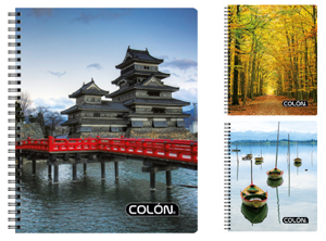  CUADERNO UNIV. E/D 100 HJ M7 COLON PAISAJES 