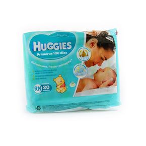  PANAL HUGGIES X 20 UN RECIEN NACIDO NATURA CARE 